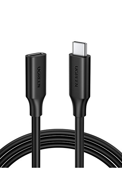 Ugreen Type-C Erkek to Type-C Dişi Uzatma Kablosu 1 Metre, 10387