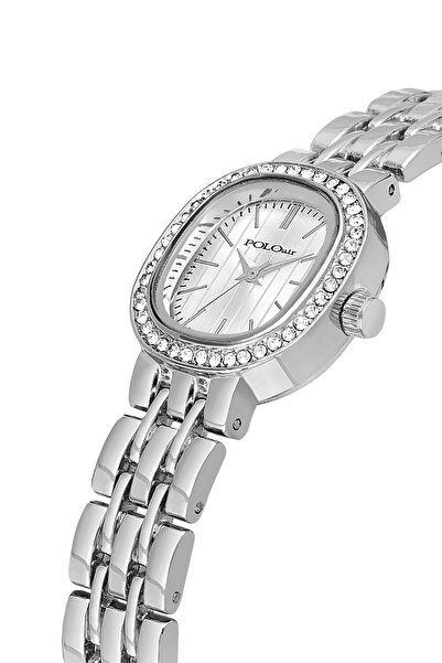 Polo Air ساعة يد نسائية أنيقة من لوكس ستون لون فضي PL-1573B2x