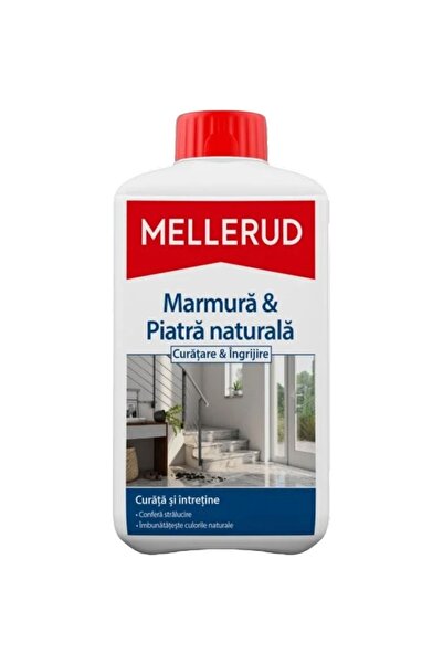 MELLERUD Set of 3 professional detergent solutions for cleaning and maintaining granite, marble, stone