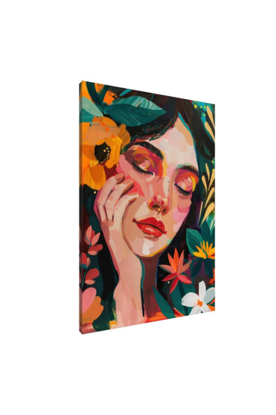 PozaTablou Imprimeu pe pânză: Serenitate florală visătoare (20x30 cm)