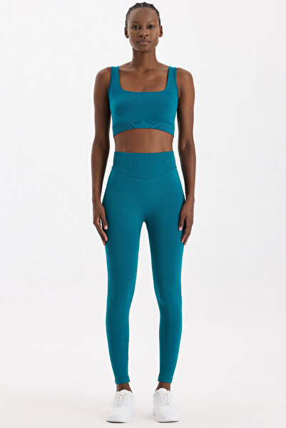 COMEUP Shaping / Sculpting Tights Millennium Green with Oval Belt Design