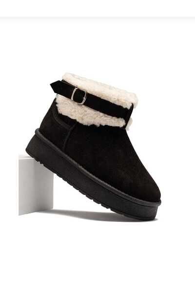 lady classy Cizme de damă cu blană în interior, rezistente la frig, iarnă, cu...