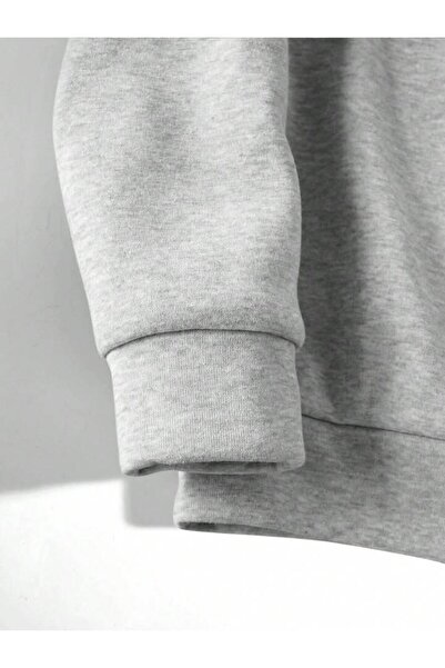 FAVORİST Christmas Pine Tree Printed Sweatshirt