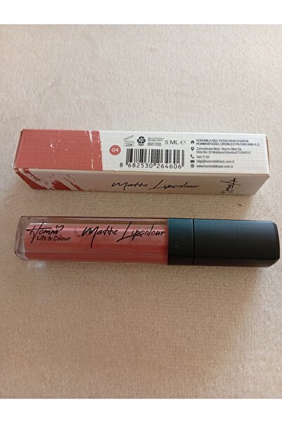 Pervin Ablacım Homm Bitkisel mat suya dayanıklı ruj (04 no)
