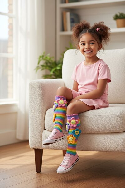 Gadget Gear Floral Figured Knee High Socks