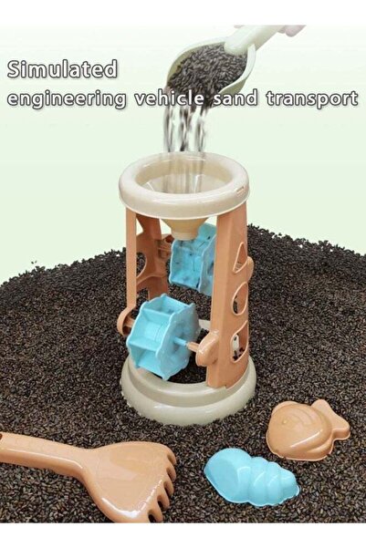 Generic Beach Toys for Kids , 9 Piece Sand Toys Set Kids Sandbox Toys Includes Water Wheel Shovel Beach Toy