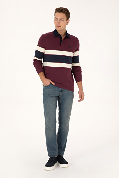 U.S. Polo Assn. Men's Burgundy Sweatshirt 50308897-Vr177