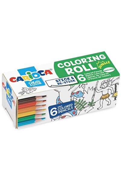 CARIOCA Mini Coloring Roll Paper 85Ã10 cm, Jun
