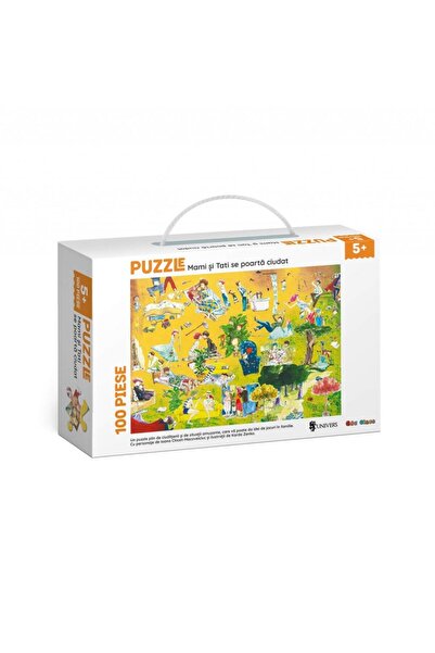 EduClass Puzzle - Mami si tati se poarta ciudat (100 piese)