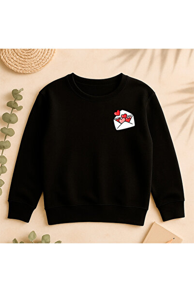 SVART WEAR Φούτερ Casual Μπροστινή Πλευρά με τύπωμα 100% Βαμβάκι Fancy Crew N...