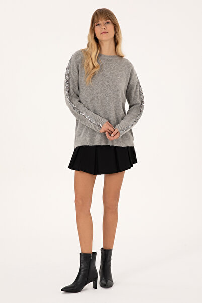 U.S. Polo Assn. Women's Stone Sweater 50313263-Vr049