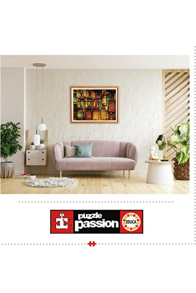 EDUCA - 1000 piece puzzle for adults | Collage of Lanterns