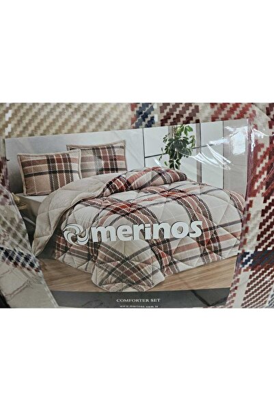 AKSU Meri̇nos Comforter Set Double-Sided Quilt Washable Modern 220X240 Quilt 50X70 2 Pieces Pillowcases
