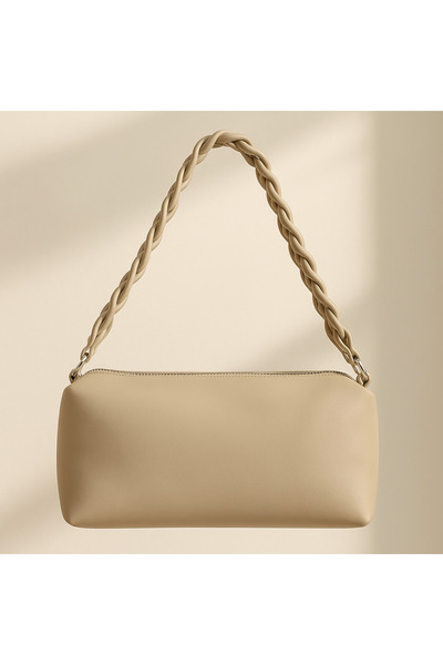 Global Örgü Saplı Omuz Çantası – Günlük & Şık Kullanım – Kapitone Detaylı Min...