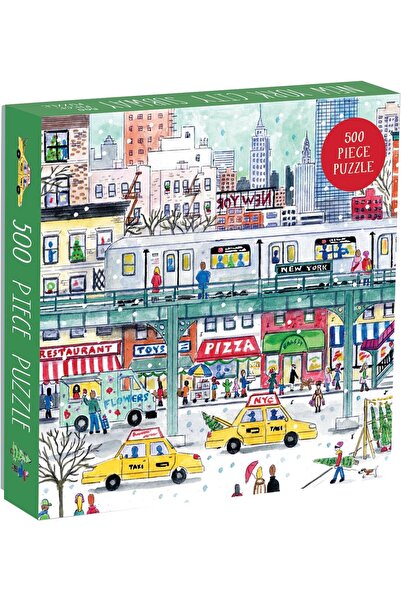 Galison أحجية مترو أنفاق نيويورك من تصميم مايكل ستورينغز، 500 قطعة، من إنتاج ...