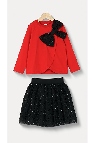 DMB BOYS & GIRLS Girl Child Tutu Skirt Stone Printed 2-Piece Set