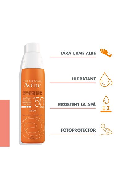 Avene Sun Protection Spray with SPF 50+, 200 ml