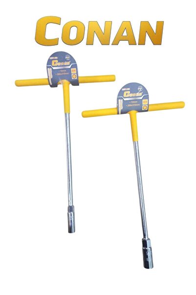 CONAN T-Handle Socket Wrench Set – 10mm & 12mm – Heavy-Duty Cr-V Steel