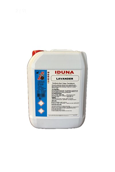 Iduna Lavender Parfümlü Sert Yüzey Temzileyici Lavanta Kokulu 5L