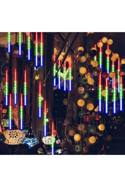 Mercure SHOP 8 Meteor Icicle Lights Set, 288 Multicolor LEDs, 45 cm Tubes