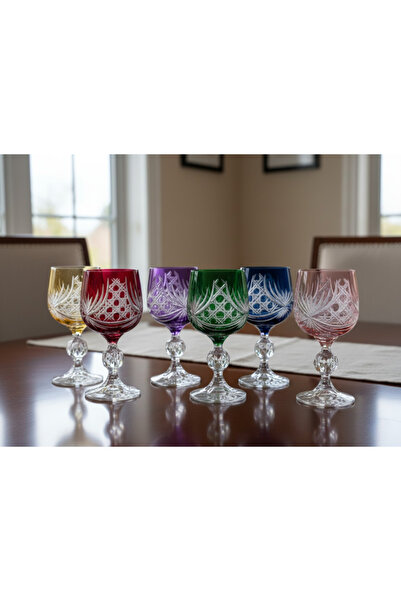 Elista Bohemia crystal coffee glass 150 cc 6 pieces