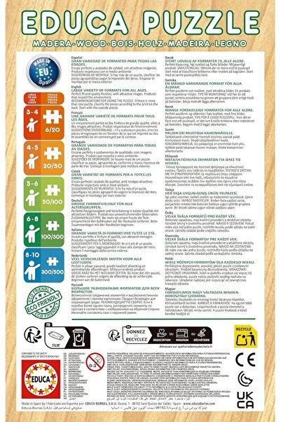 EDUCA Disney Princess Wooden Puzzle for Children by Educa, 25 pieces