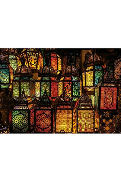 EDUCA - 1000 piece puzzle for adults | Collage of Lanterns