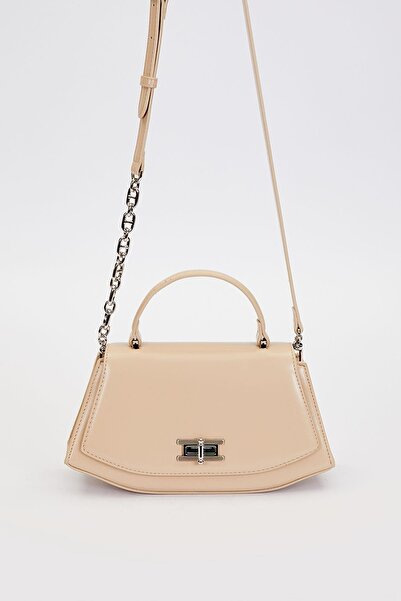 Levidor Mink Geometric Model Shoulder Bag