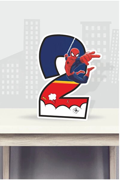 neşeli günlerim Πίνακας με αριθμό ποδιών με θέμα τον Spider-Man - Ηλικία 2 (4...