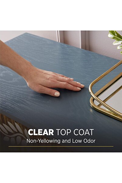 Minwax 222224444 Polycrylic Protective Wood Finish, Clear Matte, 1/2 Pint