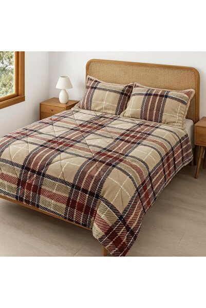 AKSU Meri̇nos Comforter Set Double-Sided Quilt Washable Modern 220X240 Quilt 50X70 2 Pieces Pillowcases