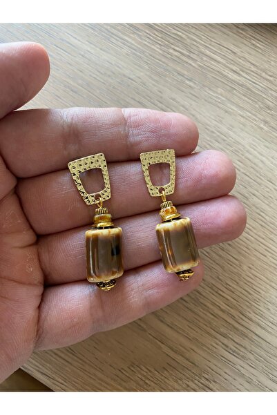 dela otantik Handmade Ceramic Dangle Earrings – Bohemian Authentic Ethnic Design Bijouterie Jewelry - Ceramic Earrings