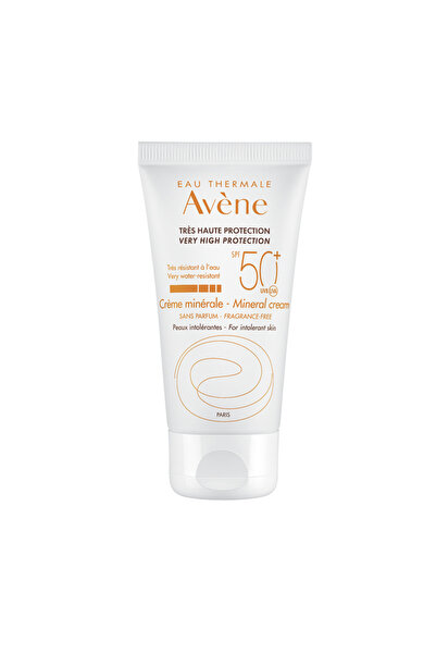 Avene Mineral Sunscreen Cream SPF 50+, 50 ml