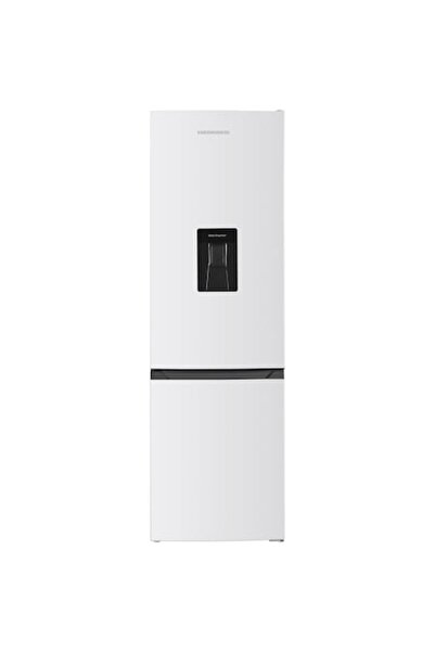 Heinner HC-HM260INVWDD Refrigerator-Freezer, Class D, 260 L, Water Dispenser, LED, Reversible Door