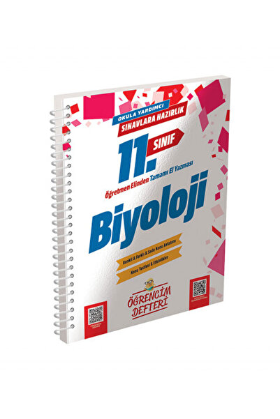 Murat Yayınları 11.Sınıf Biyoloji Öğrencim Defteri öğretmen elinden tamamı el...