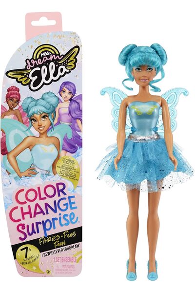 Dream Ella Color Change Surprise Fairies (Teal) - 11.5 in / 29.2 cm Fashion Doll
