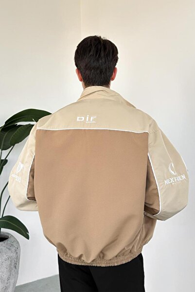 HAFKAGİYİM Cream Next-Gen Embroidery Detail Bomber Jacket