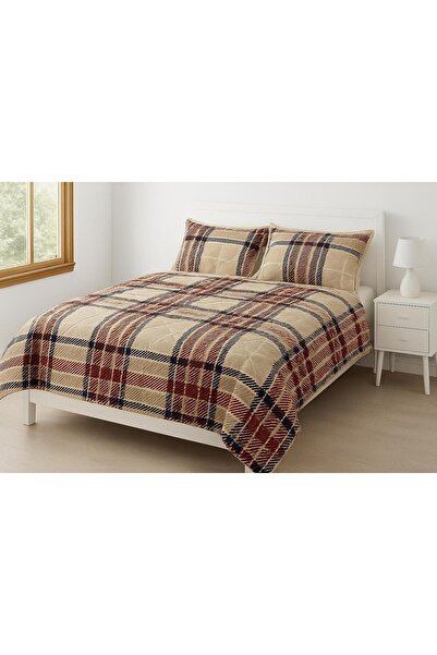 AKSU Meri̇nos Comforter Set Double-Sided Quilt Washable Modern 220X240 Quilt 50X70 2 Pieces Pillowcases