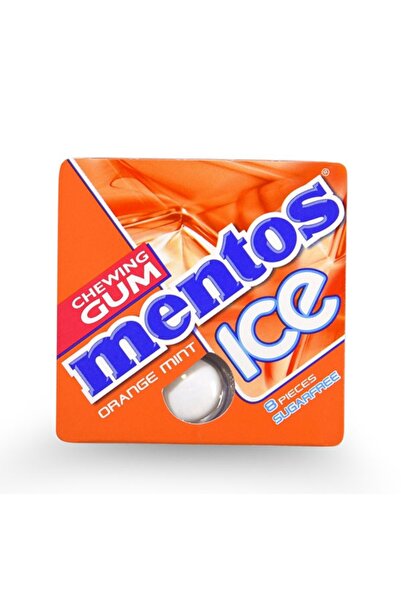 Mentos Ice Orange Mint Gum - Portakal ve Naneli Sakız