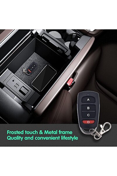 AZONEE 3pcs 433MHz Garage Door Cloning Remote Control - 4-Button Universal Keychain