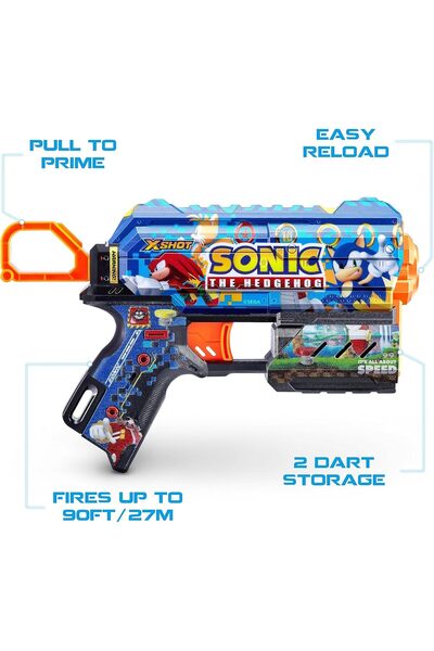 Generic XSHOT Skins Flux Sonic (S1) (8 Darts) - Mega Sonic