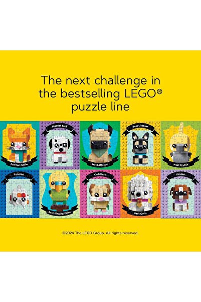 Chronicle Books Lego Pet Pals 1000-Piece Jigsaw Puzzle