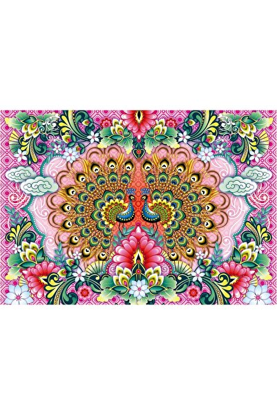 EDUCA Catalina Estrada Bengal Peacocks 1500 Piece Jigsaw Puzzle (Glue Included)