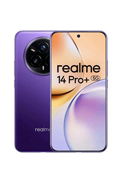 realme Telefon mobil 14 Pro+, Dual SIM, 12GB RAM, 512GB, 5G, Nebula Purple