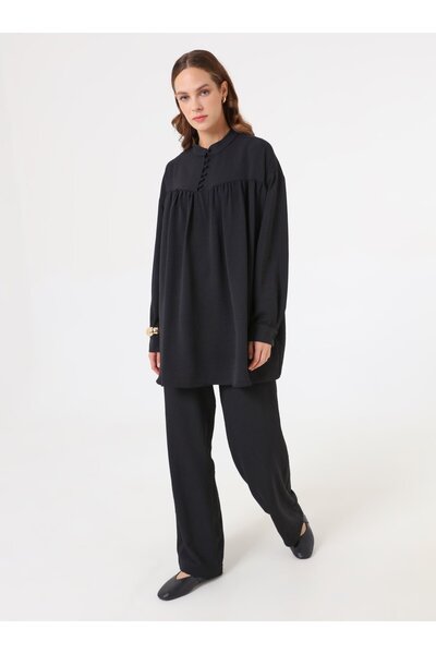 Refka Brit Detailed Aerobin Suit - Black -