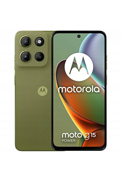 Motorola Telefon mobil Moto G15 Power, 8GB RAM, 256GB, Iguana Green