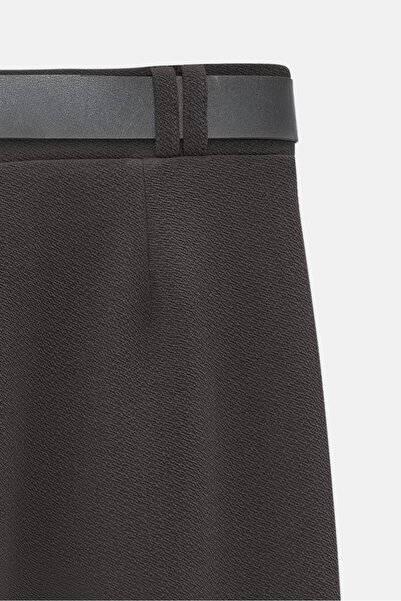 Saade Women's High Waist Stretch Fabric Palazzo Pants - Belted