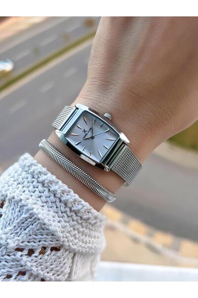 Daniel Klein Steel Mesh Cord 2 Years Warranty 3Atm Water Resistant Women's Wristwatch+Bracelet B141191