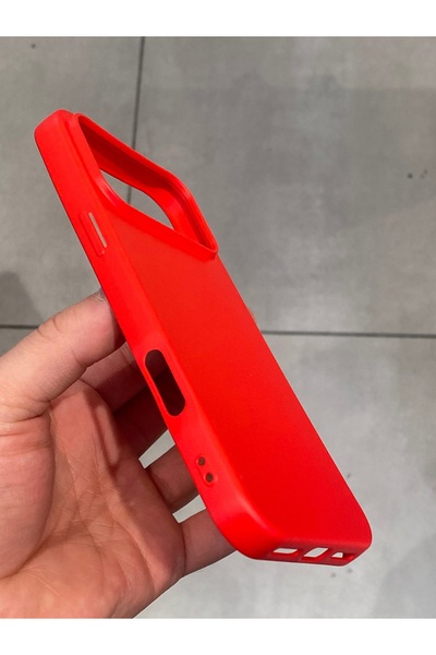 Mee.co iPhone 17 Pro Max Compatible Shock-Absorbing Velvet-Lined Launch Silicone Case