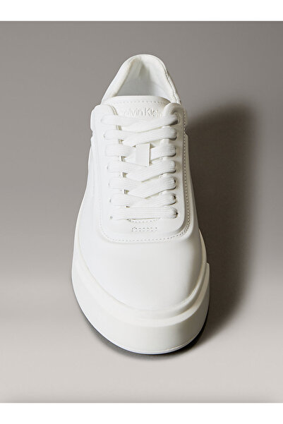 Calvin Klein Smooth Leather Logo Trainers
